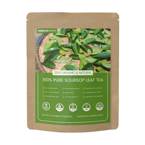 Sourvitas Organic Soursop (Graviola) Teal | Vegan, Non-GMO, Lab-Tested