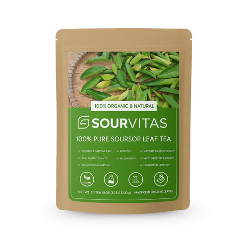 100% Pure Organic Soursop Leaf tea