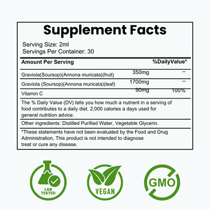 100% Pure Organic Soursop Extract